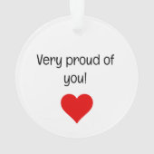 PILOT-Personalisierter Erstflug von Solo Ornament (Rückseite)