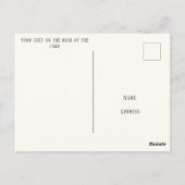 Pilot Point Texas Tulip Postkarte (Rückseite)