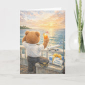 Pilot Retirement looking at the sky  Karte (Vorderseite)