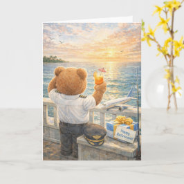 Pilot Retirement looking at the sky  Karte