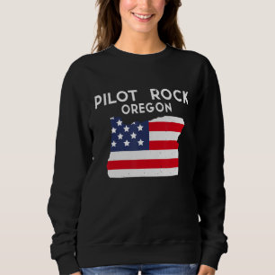 Pilot Rock Oregon USA Staat Amerika Reisen Oregoni Sweatshirt