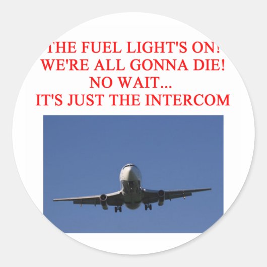 PILOT RUNDER AUFKLEBER (Vorderseite)