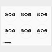 Pilot Runder Aufkleber (Blatt)