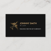 Pilot-Slogans Visitenkarte (Vorderseite)