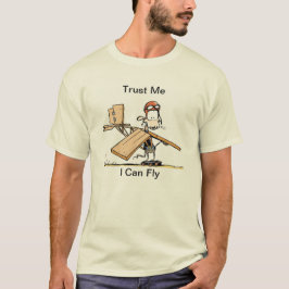 Pilot Spaß Aviation Cartoon T-Shirt