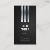 Pilot - Stahlschaubild Visitenkarte (Vorderseite)