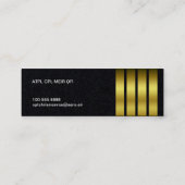 Pilot Stripes die kundengerechte Visitenkarte - (Rückseite)