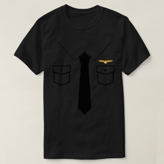 Pilot t einheitlich T-Shirt (Design vorne)