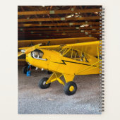 "Pilot" Typografie, Flugzeug und Foto, Mit Monogra Planer (Rückseite)