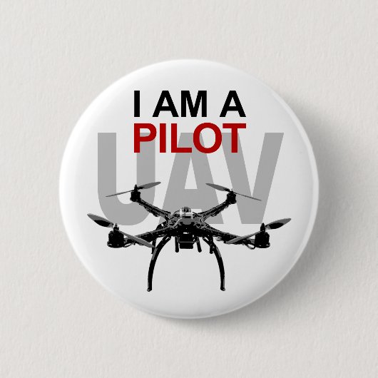 Pilot UAV Quadpilot Quadcopter Button (Vorderseite)
