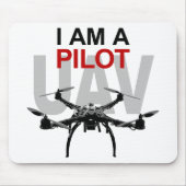 Pilot UAV Quadpilot Quadcopter Mousepad (Vorne)