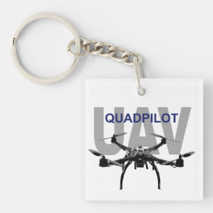 Pilot UAV Quadpilot Quadcopter Schlüsselanhänger