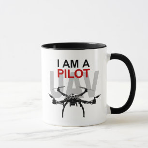 Pilot UAV Quadpilot Quadcopter Tasse