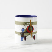 Pilot und Doppeldecker Tasse (Zentrum)