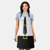 Pilot Uniform Captain Name Novelty Schürze (Getragen)