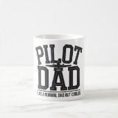 Pilot-Vater Cooler als normale Keepake-Tasse Kaffeetasse (Mittel)