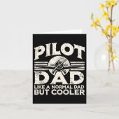 Pilot Vater Flugzeug Karte (Gelbe Blume)