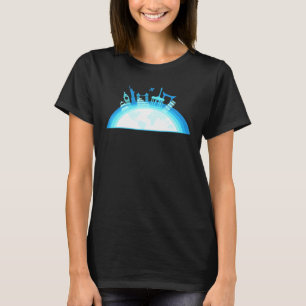 Pilot-Vater für Flugbegleitertaten - Flugbegleiter T-Shirt