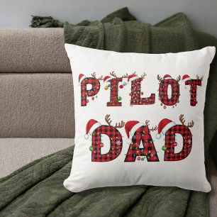 Pilot-Vater Weihnachtsbriefe Lichter Ornamente Lus Kissen
