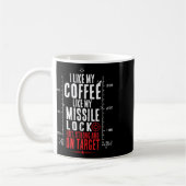 Pilot Videospiel Raketen-Lock Gamer Kaffeetrinker  Kaffeetasse (Links)