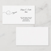 Pilot-Visitenkarte Telefonnummerkarte (Vorne/Hinten)