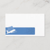 Pilot-Visitenkarte Telefonnummerkarte (Rückseite)