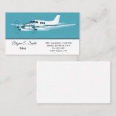 Pilot-Visitenkarte Telefonnummerkarte (Vorne/Hinten)