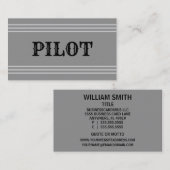 Pilot-Visitenkarte Visitenkarte (Vorne/Hinten)