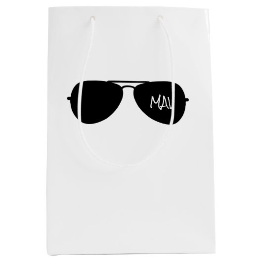 Pilot von Aviator-Sonnenbrillen INITIALS Flugzeuge Mittlere Geschenktüte (Vorderseite)