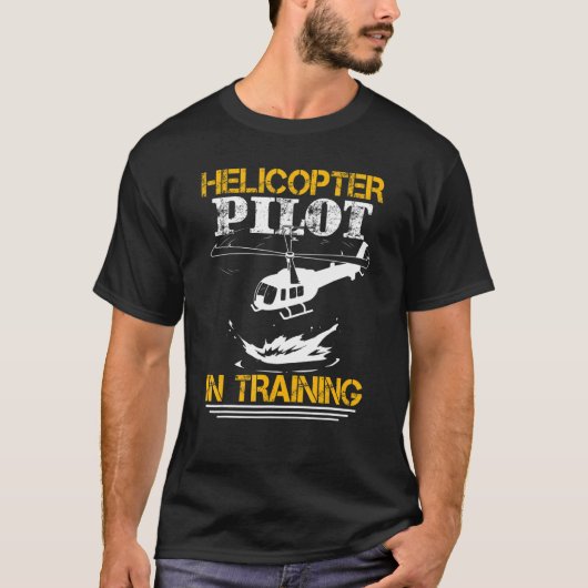 Pilot von Hubschraubern in der Ausbildung T-Shirt (Vorderseite)