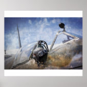 PILOT VON SPITFIRE CAP und GOGGLES Poster (Vorne)