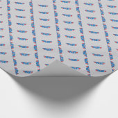 Pilot Wings Abzeichen - Luftfahrt Geschenkpapier (Ecke)