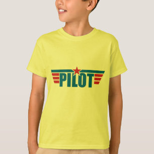 Pilot Wings Abzeichen - Luftfahrt T-Shirt