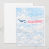 Pilot zum besten Piloten überhaupt Feiertagskarte (Vorne/Hinten)