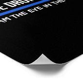 Pilotakteur für Polizeidroge Poster (Ecke)