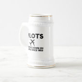 Piloten Bierglas (Vorderseite Links)