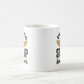 Piloten Bleibe den Piloten für das längere Funny F Kaffeetasse (Mittel)