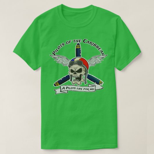 Piloten der Karibik T-Shirt (Design vorne)