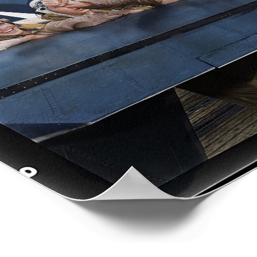 Piloten der USS Lexington CV16 Poster (Ecke)