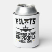 Piloten, die seit 1903 auf Menschen schauen Dosenkühler (Kanne Vorderseite)