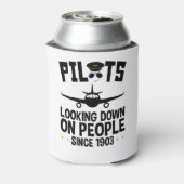 Piloten, die seit 1903 auf Menschen schauen Dosenkühler (Kanne Rückseite)