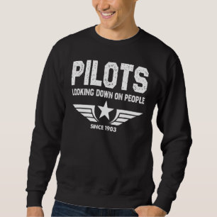 Piloten, die sich seit 1903 auf den Luftverkehr ko Sweatshirt