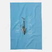 Piloten fliegen Hubschrauber Handtuch (Vertikal)