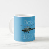 Piloten fliegen Hubschrauber Kaffeetasse (Vorderseite Links)