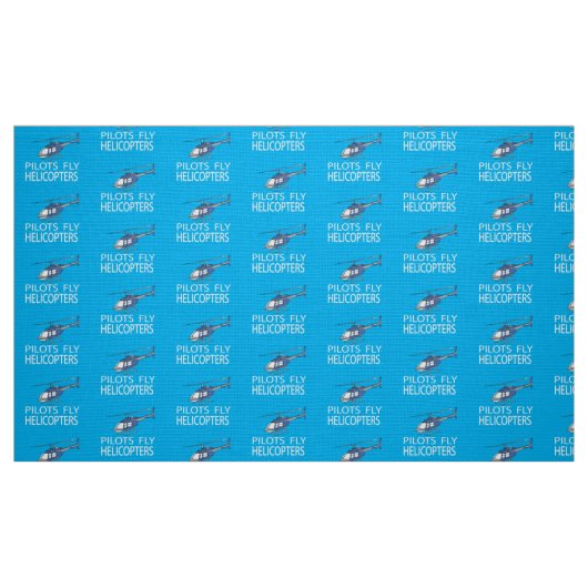 Piloten fliegen Hubschrauber Stoff (Fat Quarter (45,7 x 55,9 cm))