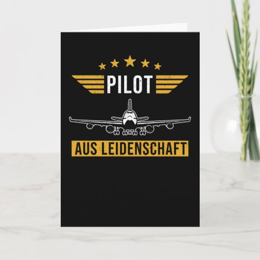 Piloten für das Sprichwort Karte (Vorderseite)