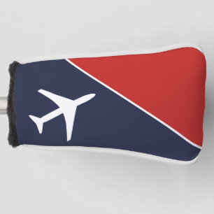 Piloten für Funky White Flugzeug Golf Headcover