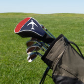 Piloten für Funky White Flugzeug Golf Headcover (In SItu)