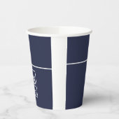 Piloten für Funky White Flugzeug Pappbecher (Links)