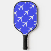 Piloten für Funky White Flugzeug Pickleball Schläger (Rückseite)